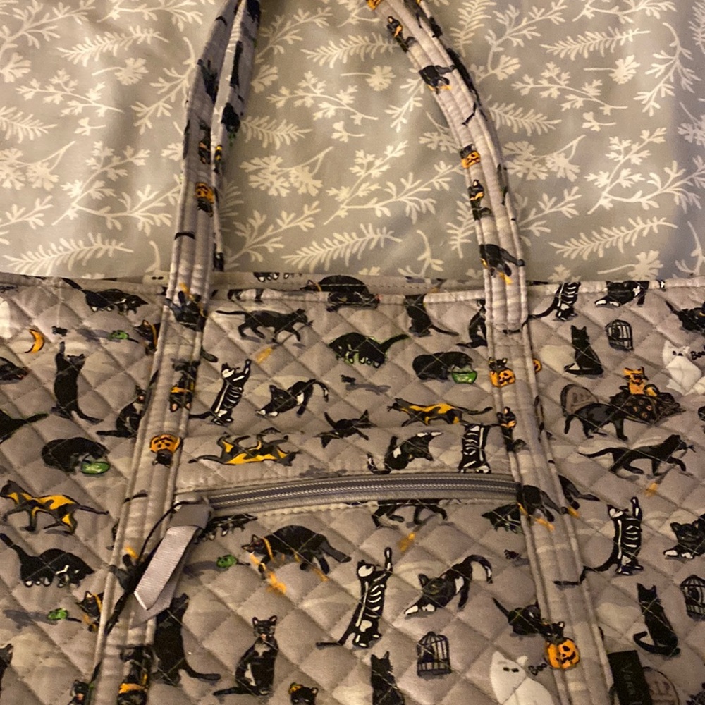 Vera Bradley Halloween Cat Tote